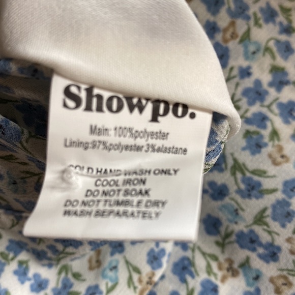 NWOT Showpo 2 piece ruffle skirt set w/ Cropped Blouse - Picture 12 of 15